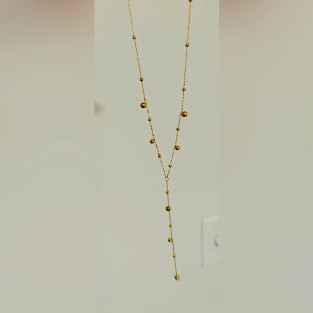 Gorjana Norma Beaded Lariat Necklace NWT - Picture 1 of 1